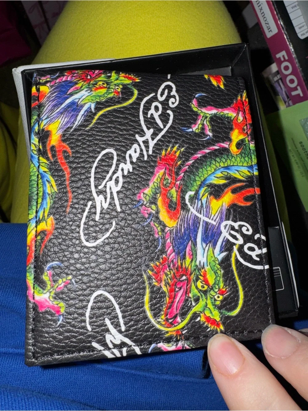 Ed Hardy Men’s Dragon Tattoo Wallet